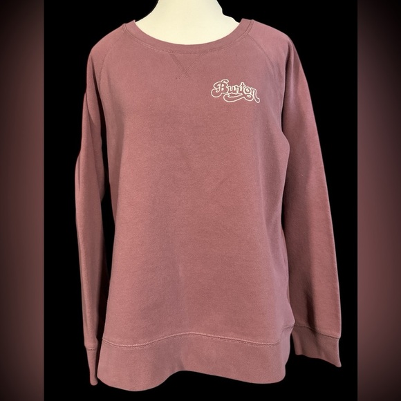 Juniors Burton Dusty Rose Crewneck Sweatshirt - Picture 1 of 3